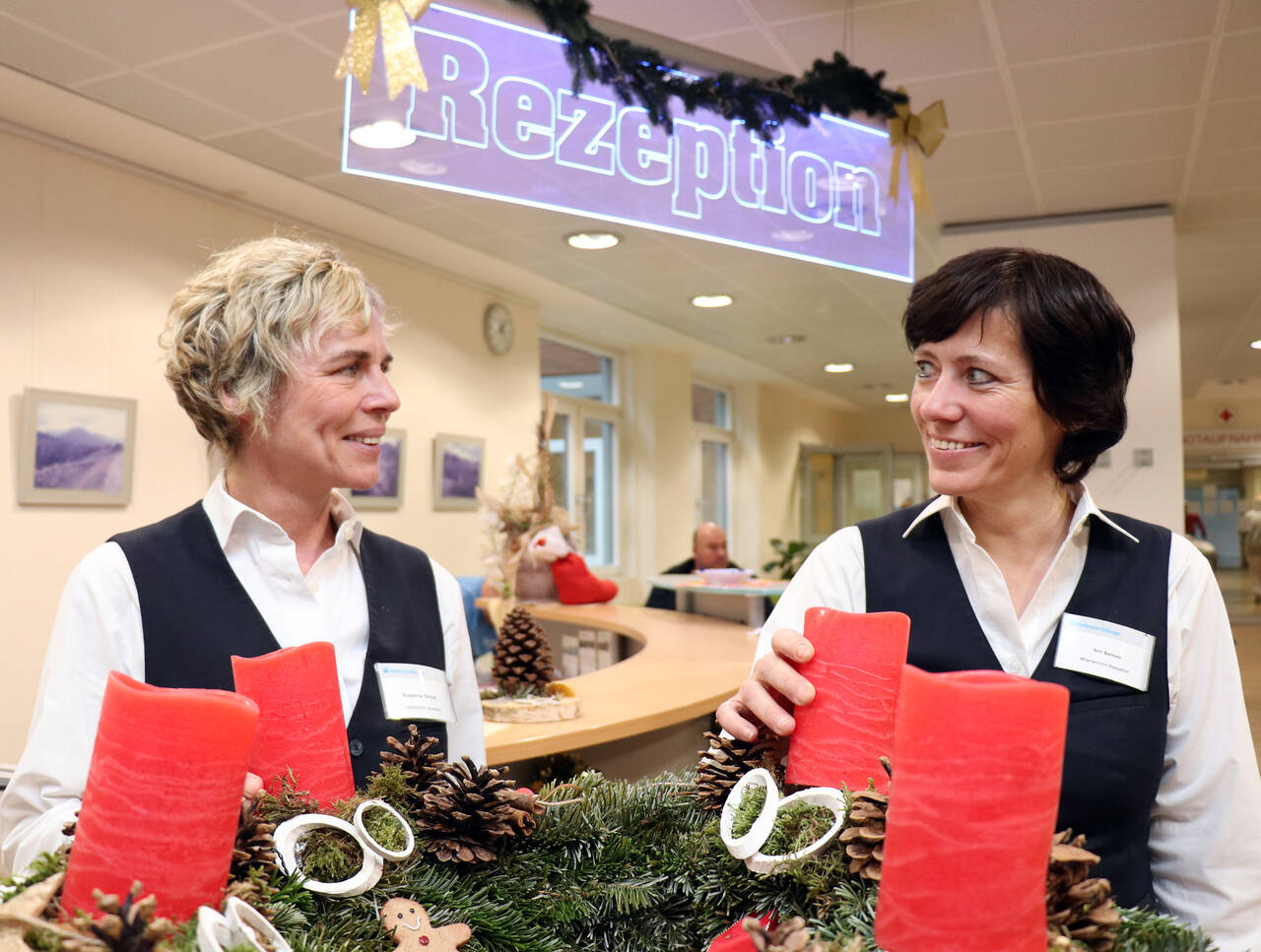 Weihnachtliche Stimmung im Klinikum in den Pfeifferschen Stiftungen