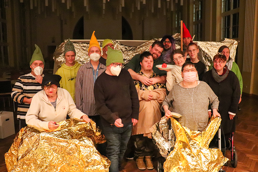 Pfeiffers Theatergruppe „Pipers“ mit neuer Premiere am Magdeburger Schauspielhaus Probeneinblick Theaterprojekt Pipers